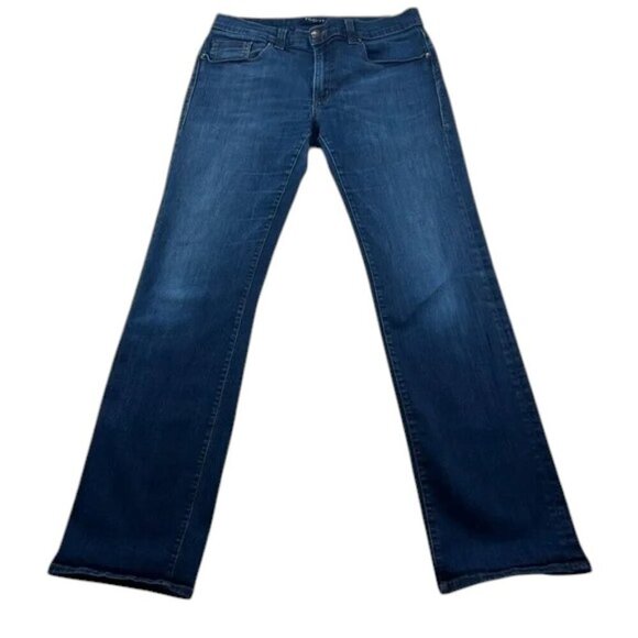 Fidelity Bootcut Jeans Men Size 32 Blue Stretch Denim 32.5 Inseam - Picture 1 of 10